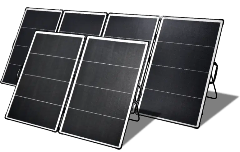Panneau Solaire sur Balcon 200W Panneau Solaire Monocristallin Panneau  Solaire Photovoltaique Pliable et Portable IP67