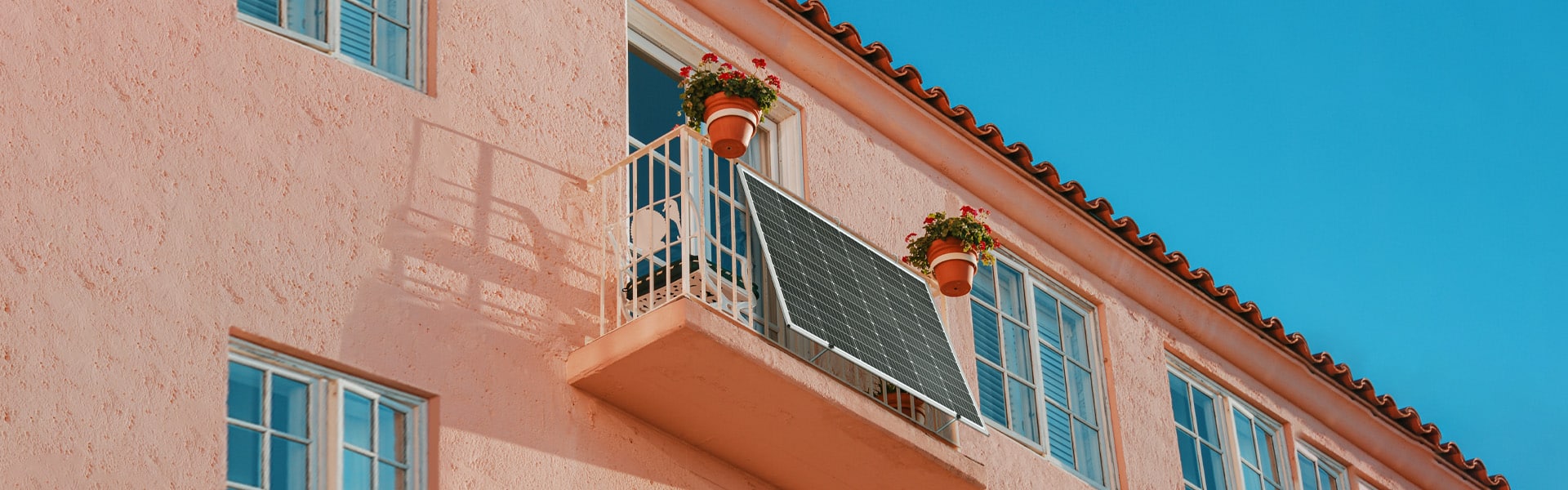 Aluminum profile for balcony solar panel LS-BK-B1 - Balcony