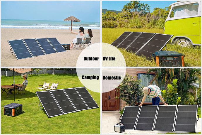 Application Scenarios of portable solar panel