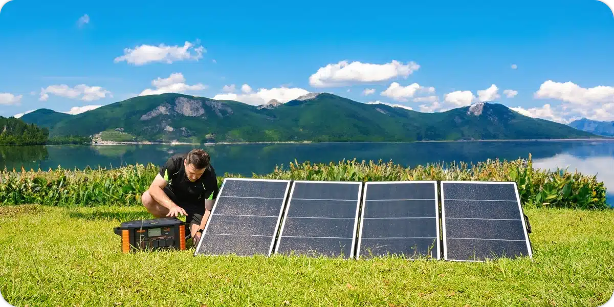 Panneau solaire portable pour le camping & la randonnée - Fusion 48W