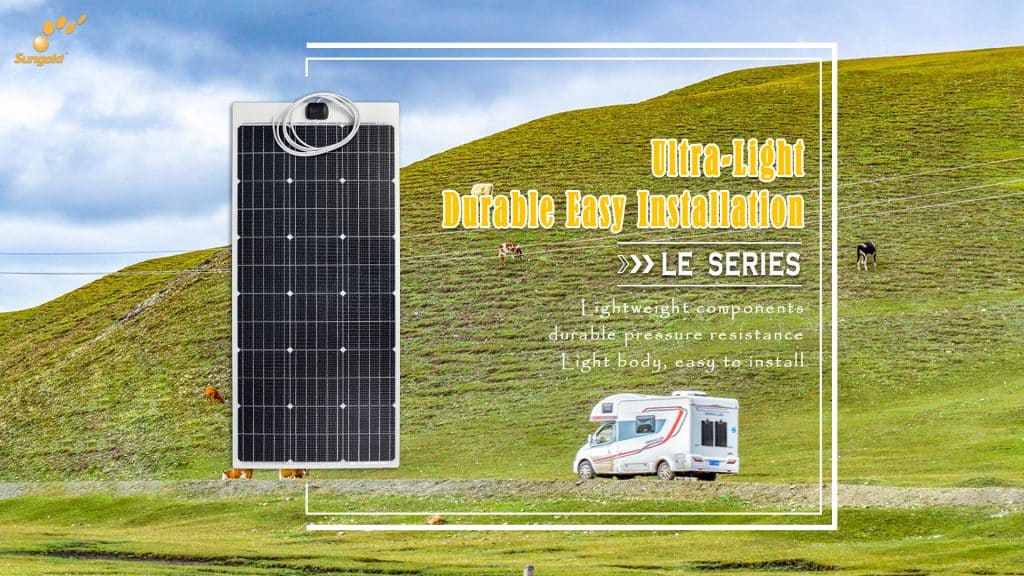 LE flexible solar panels 100w