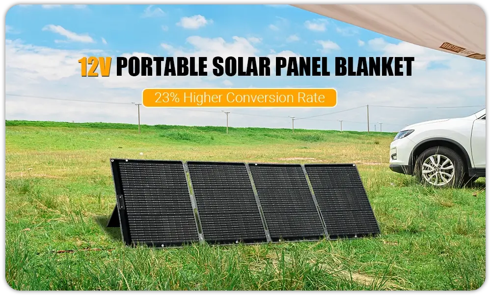 12V Portable Solar Panel