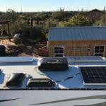 motorhome with solar panels