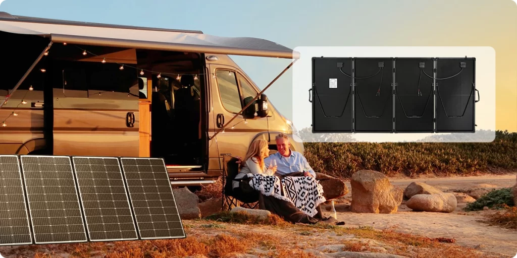 RV Solar Option #2: Portable Solar Panels