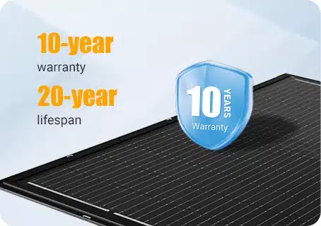 10-year warranty 20-year lifespan