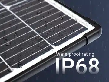 IP68 waterproof rating