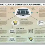 What Can 350W Solar Panels Run_