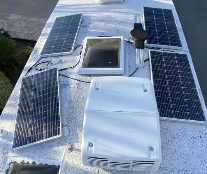 RV solar AC system