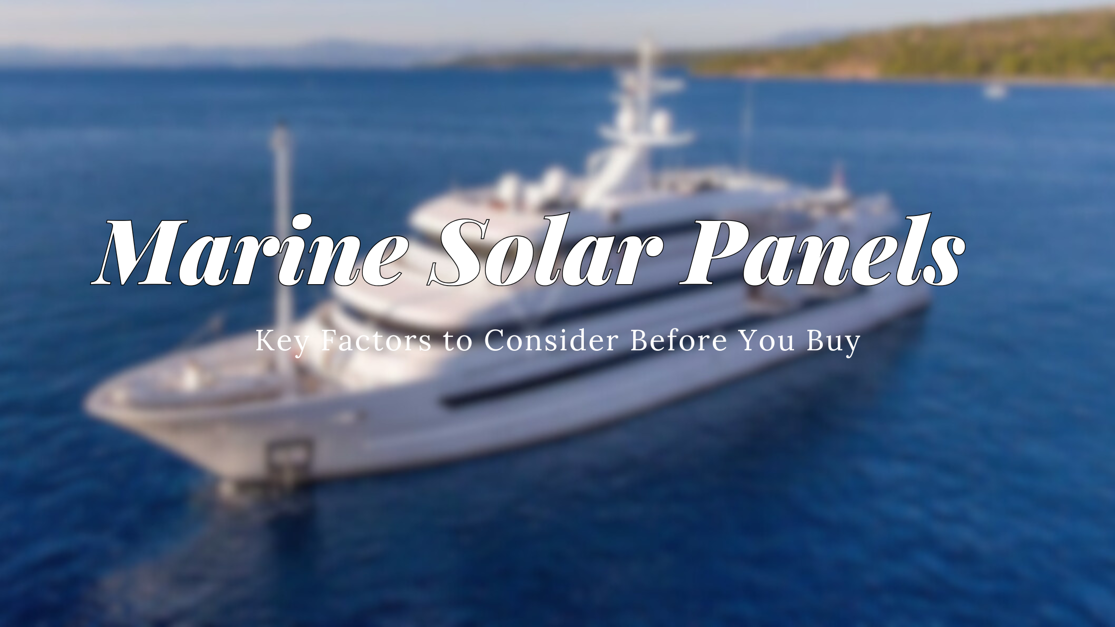 marine solar panels buying guide